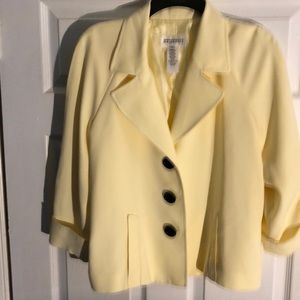 This is a yellow blazer